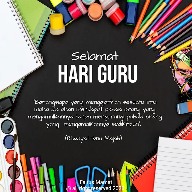 Fairusmamat ucapan selamat hari guru